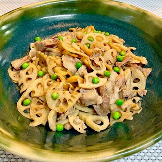 たっぷり作ってお弁当にも♡れんこんと豚肉の甘辛炒め